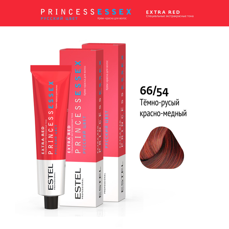 Краска Estel Princess Essex Extra Red 66.54 Испанская Коррида 60 Мл 2 Шт, Краска для волос ESTEL PROFESSIONAL
Краска Estel Princess Essex Extra Red 66.54 Испанская Коррида 60 Мл 2 Шт, Краска для волос ESTEL PROFESSIONAL
