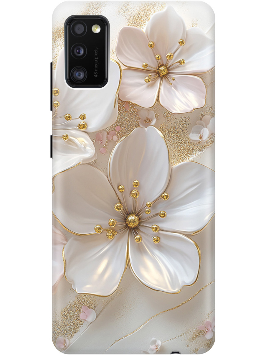 Силиконовый чехол на Samsung Galaxy A41 с принтом "Белые фиалки", Прозрачный;белый;золотистый, 722821023
Силиконовый чехол на Samsung Galaxy A41 с принтом "Белые фиалки", Прозрачный;белый;золотистый, 722821023