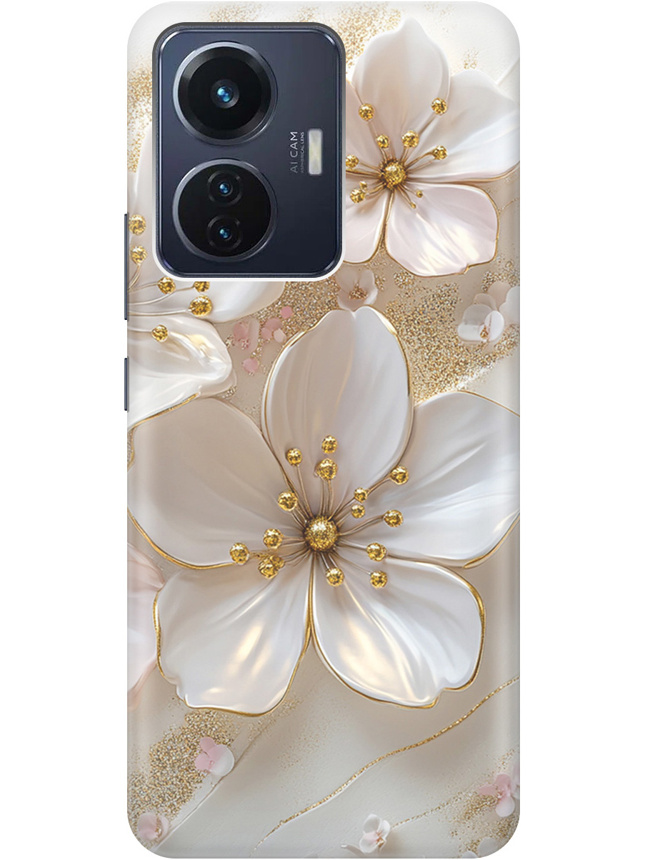 Силиконовый чехол на Vivo T1 с принтом "Белые фиалки", Прозрачный;белый;золотистый, 743437823
Силиконовый чехол на Vivo T1 с принтом "Белые фиалки", Прозрачный;белый;золотистый, 743437823