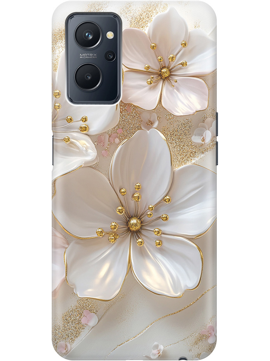 Силиконовый чехол на Realme 9i с принтом "Белые фиалки", Прозрачный;белый;золотистый, 740189423
Силиконовый чехол на Realme 9i с принтом "Белые фиалки", Прозрачный;белый;золотистый, 740189423