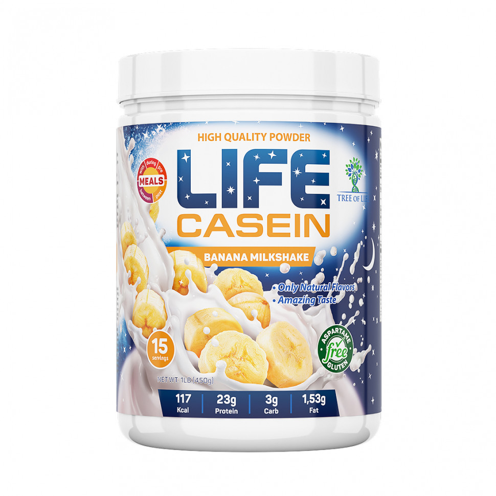 Казеин Tree of Life LIFE Casein 450 г Banana Milkshake, Tree of Life LIFE Casein 450 г Banana Milkshake
Казеин Tree of Life LIFE Casein 450 г Banana Milkshake, Tree of Life LIFE Casein 450 г Banana Milkshake