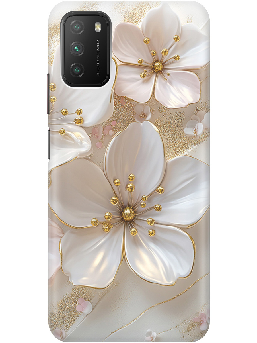 Силиконовый чехол на Xiaomi Redmi 9T, Poco M3 с принтом "Белые фиалки", Прозрачный;белый;золотистый, 724142723
Силиконовый чехол на Xiaomi Redmi 9T, Poco M3 с принтом "Белые фиалки", Прозрачный;белый;золотистый, 724142723