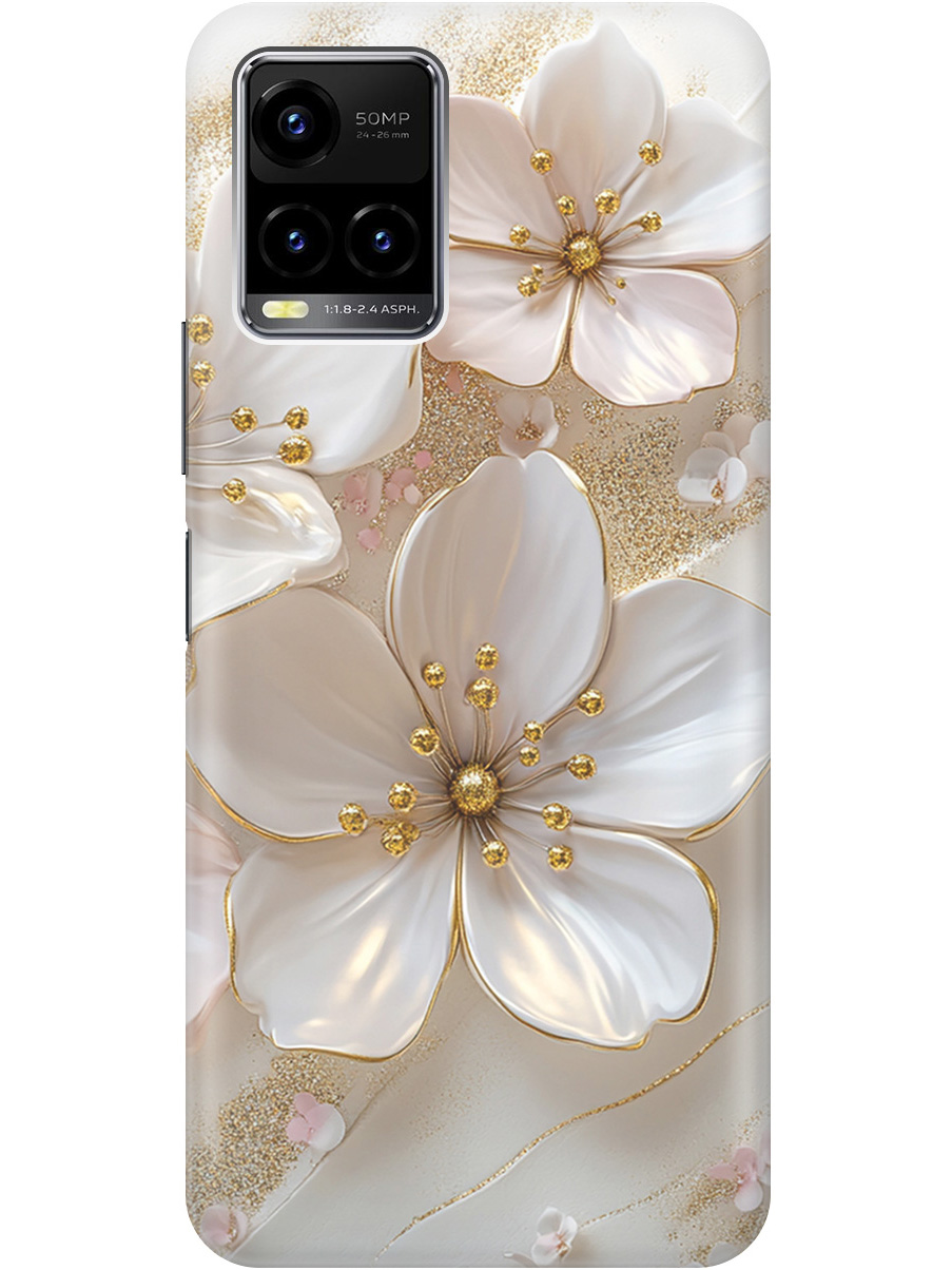 Силиконовый чехол на Vivo Y21/Y21s/Y33s с принтом "Белые фиалки", Прозрачный;белый;золотистый, 743438223
Силиконовый чехол на Vivo Y21/Y21s/Y33s с принтом "Белые фиалки", Прозрачный;белый;золотистый, 743438223
