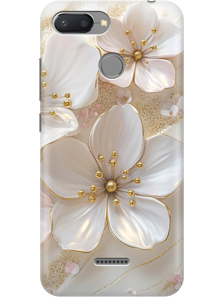 Силиконовый чехол на Xiaomi Redmi 6 с принтом "Белые фиалки", Прозрачный;белый;золотистый, 718587023
Силиконовый чехол на Xiaomi Redmi 6 с принтом "Белые фиалки", Прозрачный;белый;золотистый, 718587023