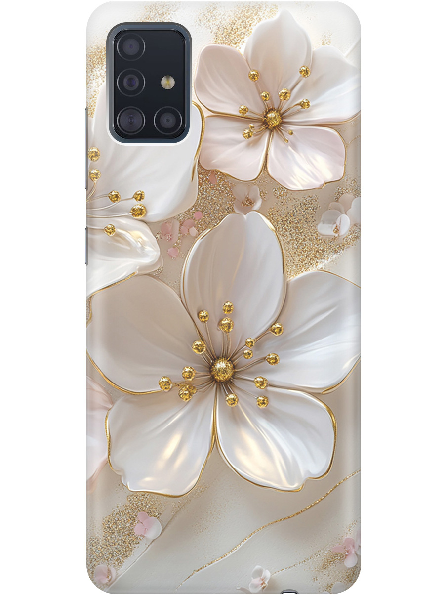 Силиконовый чехол на Samsung Galaxy A51 с принтом "Белые фиалки", Прозрачный;белый;золотистый, 722409123
Силиконовый чехол на Samsung Galaxy A51 с принтом "Белые фиалки", Прозрачный;белый;золотистый, 722409123