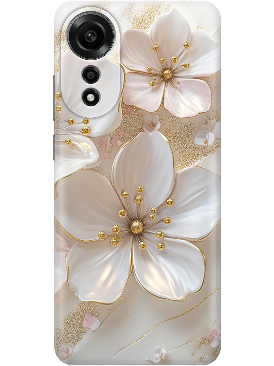 Силиконовый чехол на Oppo A78 4G с принтом "Белые фиалки", Прозрачный;белый;золотистый, 782630023
Силиконовый чехол на Oppo A78 4G с принтом "Белые фиалки", Прозрачный;белый;золотистый, 782630023
