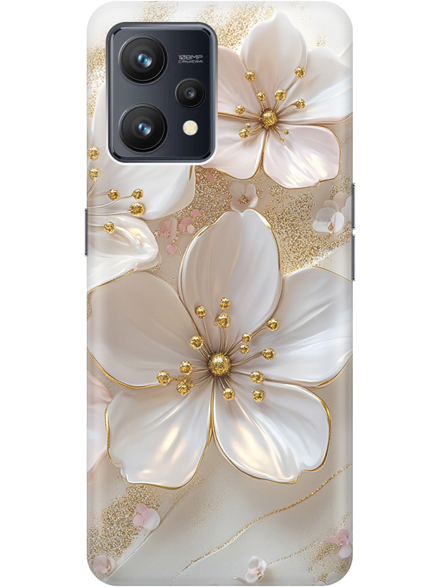 Силиконовый чехол на Realme 9 с принтом "Белые фиалки", Прозрачный;белый;золотистый, 741736523
Силиконовый чехол на Realme 9 с принтом "Белые фиалки", Прозрачный;белый;золотистый, 741736523