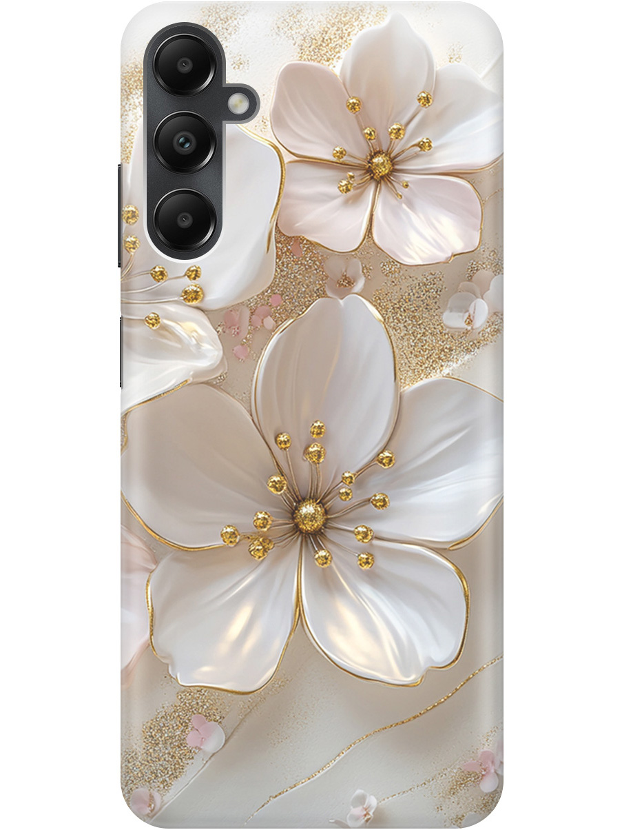 Силиконовый чехол на Samsung Galaxy A05s с принтом "Белые фиалки", Прозрачный;белый;золотистый, 776583723
Силиконовый чехол на Samsung Galaxy A05s с принтом "Белые фиалки", Прозрачный;белый;золотистый, 776583723