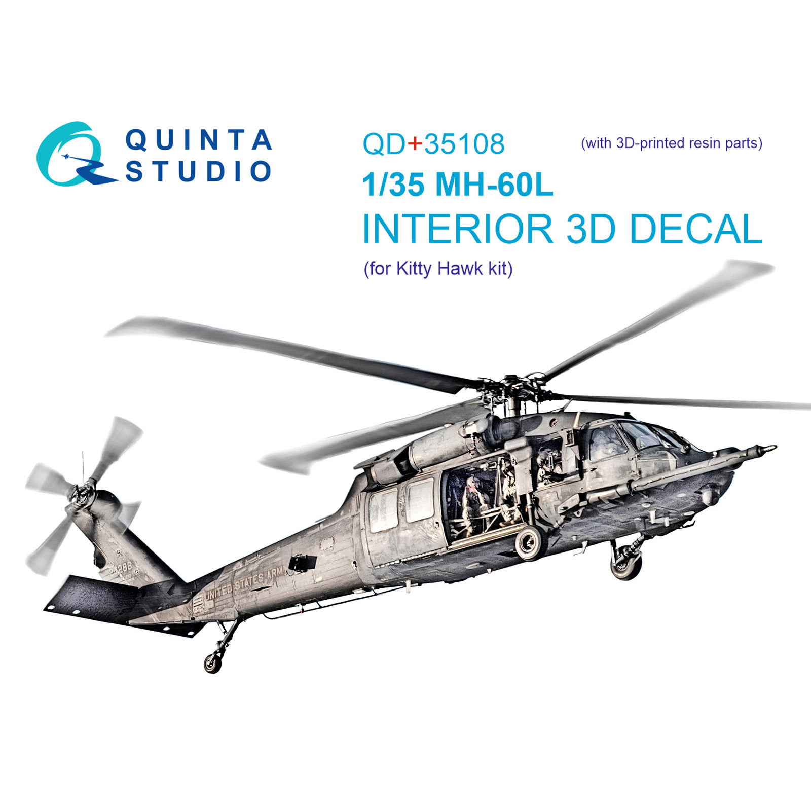 3D Декаль Quinta Studio интерьера кабины MH-60L (с 3D-печатными деталями) QD+35108, Цветной, MH-60L
3D Декаль Quinta Studio интерьера кабины MH-60L (с 3D-печатными деталями) QD+35108, Цветной, MH-60L