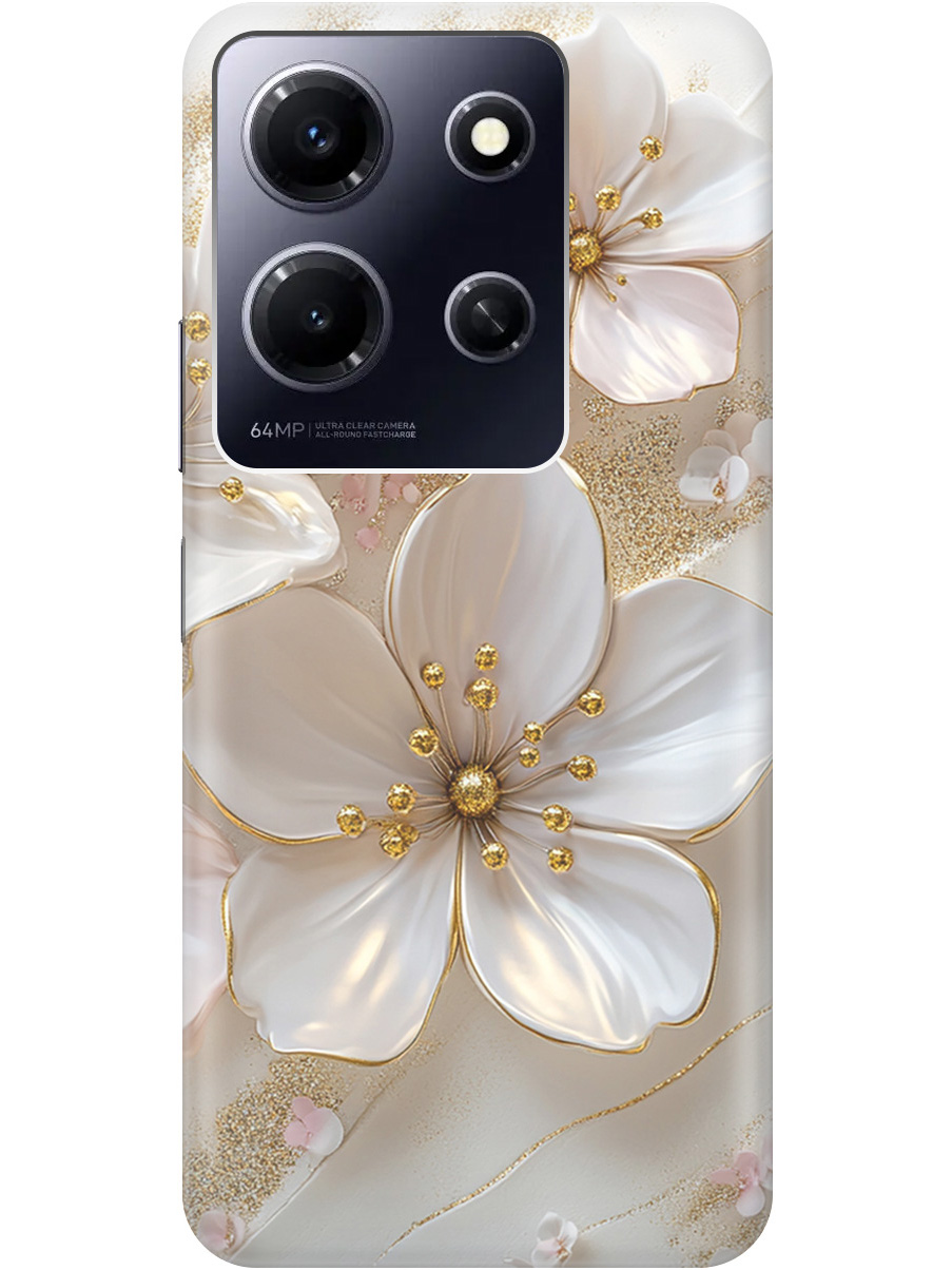 Силиконовый чехол на Infinix Note 30i с принтом "Белые фиалки", Прозрачный;белый;золотистый, 772564223
Силиконовый чехол на Infinix Note 30i с принтом "Белые фиалки", Прозрачный;белый;золотистый, 772564223