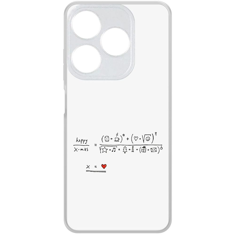 Чехол-накладка Krutoff Clear Case Праздничная формула для TECNO Spark 10, Прозрачный
Чехол-накладка Krutoff Clear Case Праздничная формула для TECNO Spark 10, Прозрачный