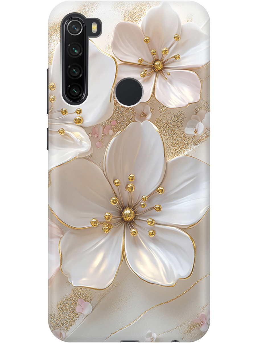 Силиконовый чехол на Xiaomi Redmi Note 8T с принтом "Белые фиалки", Прозрачный;белый;золотистый, 722349023
Силиконовый чехол на Xiaomi Redmi Note 8T с принтом "Белые фиалки", Прозрачный;белый;золотистый, 722349023