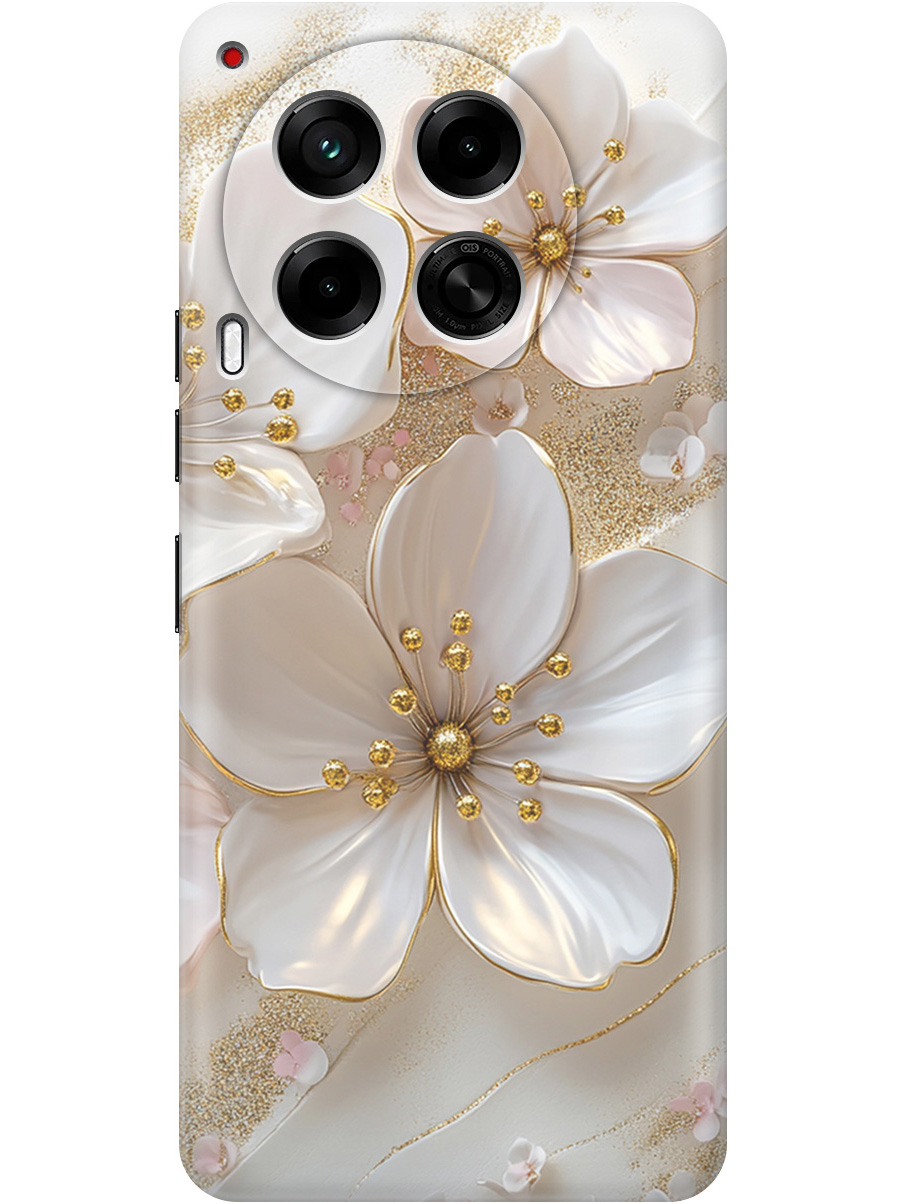 Силиконовый чехол на Tecno Camon 30 4g/30 5g с принтом "Белые фиалки", Прозрачный;белый;золотистый, 782632423
Силиконовый чехол на Tecno Camon 30 4g/30 5g с принтом "Белые фиалки", Прозрачный;белый;золотистый, 782632423