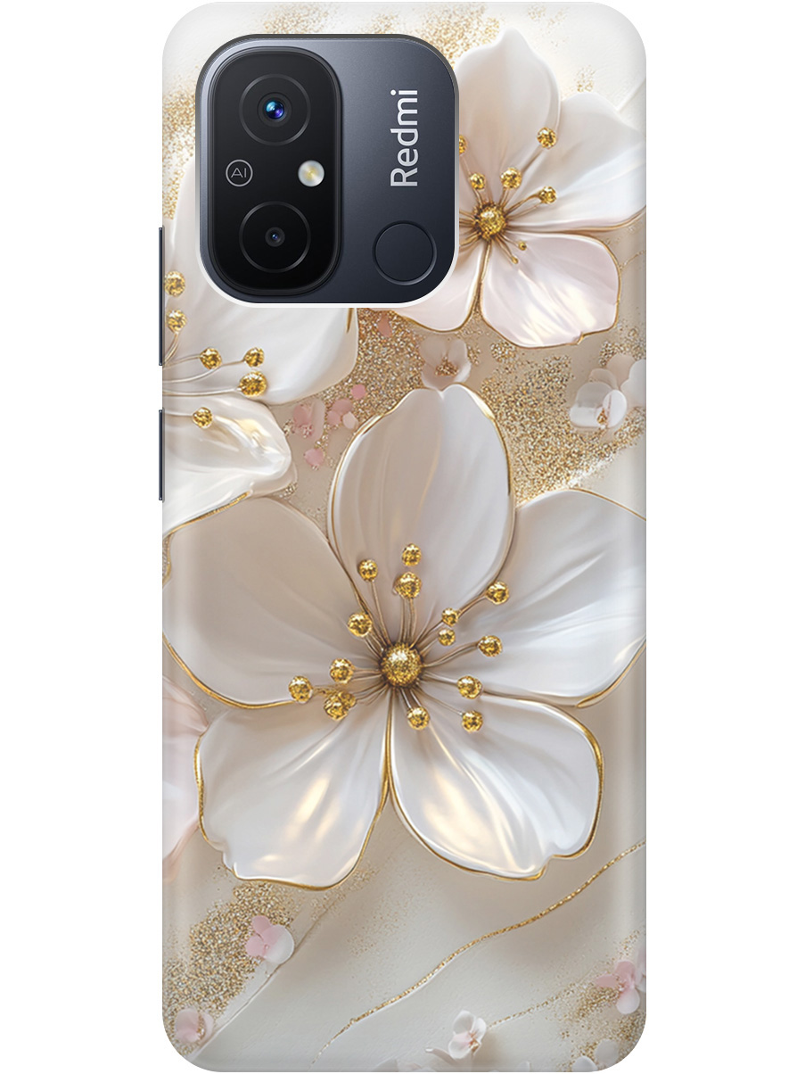 Силиконовый чехол на Xiaomi Redmi 12C с принтом "Белые фиалки", Прозрачный;белый;золотистый, 766734823
Силиконовый чехол на Xiaomi Redmi 12C с принтом "Белые фиалки", Прозрачный;белый;золотистый, 766734823