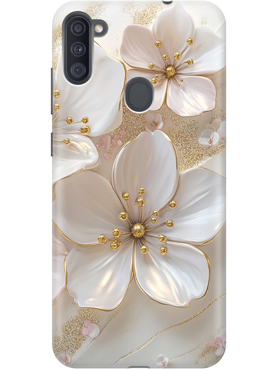 Силиконовый чехол на Samsung Galaxy A11/M11 с принтом "Белые фиалки", Прозрачный;белый;золотистый, 722820823
Силиконовый чехол на Samsung Galaxy A11/M11 с принтом "Белые фиалки", Прозрачный;белый;золотистый, 722820823