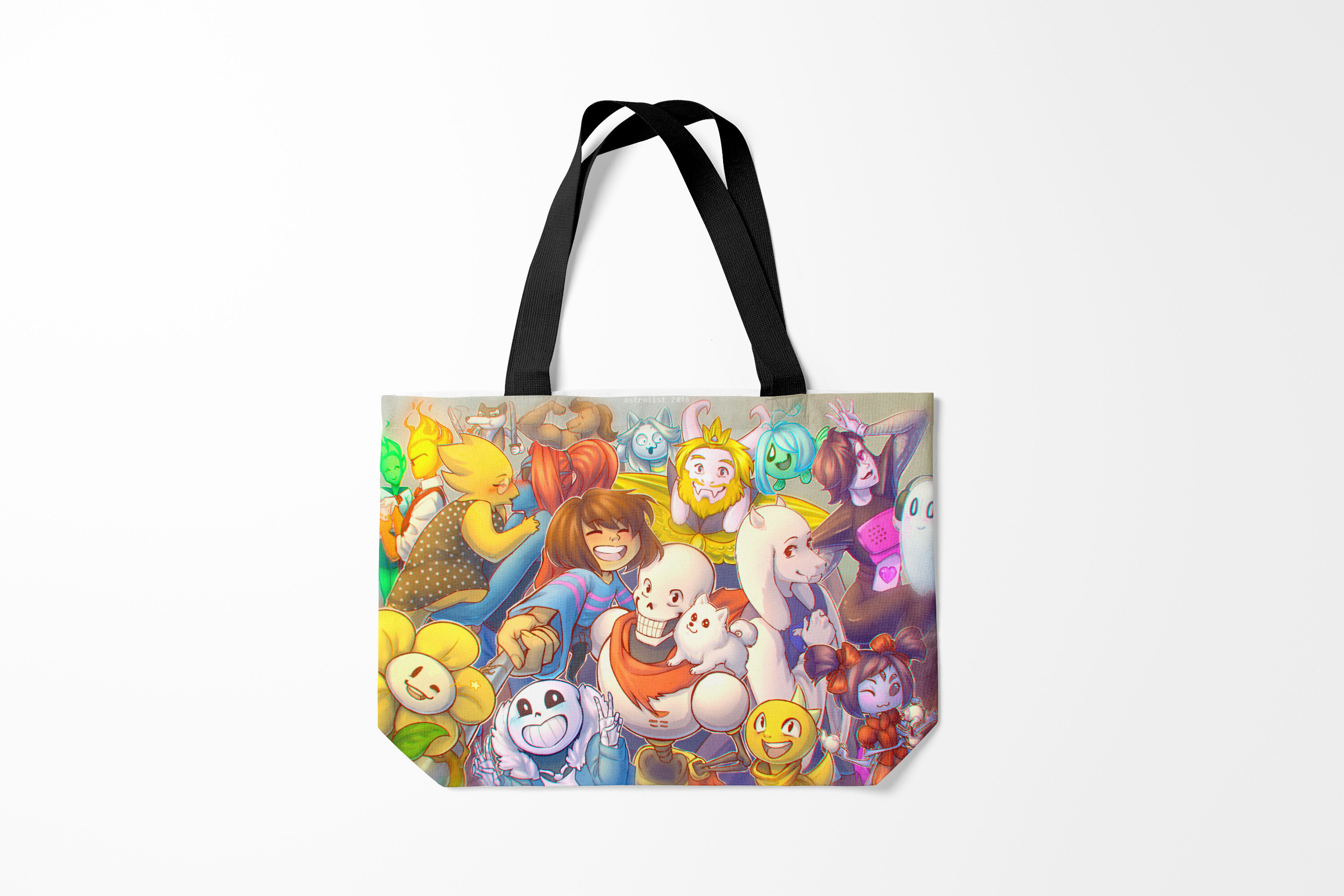 Сумка шoппер унисекс Burnettie Undertale, разноцветный, Undertale 
Сумка шoппер унисекс Burnettie Undertale, разноцветный, Undertale