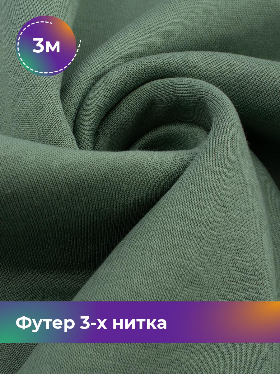 Ткань Футер 3-х нитка с начесом (Пенье) Shilla, отрез 3 м * 185 см зеленый 3_22686.003, 18111078
Ткань Футер 3-х нитка с начесом (Пенье) Shilla, отрез 3 м * 185 см зеленый 3_22686.003, 18111078