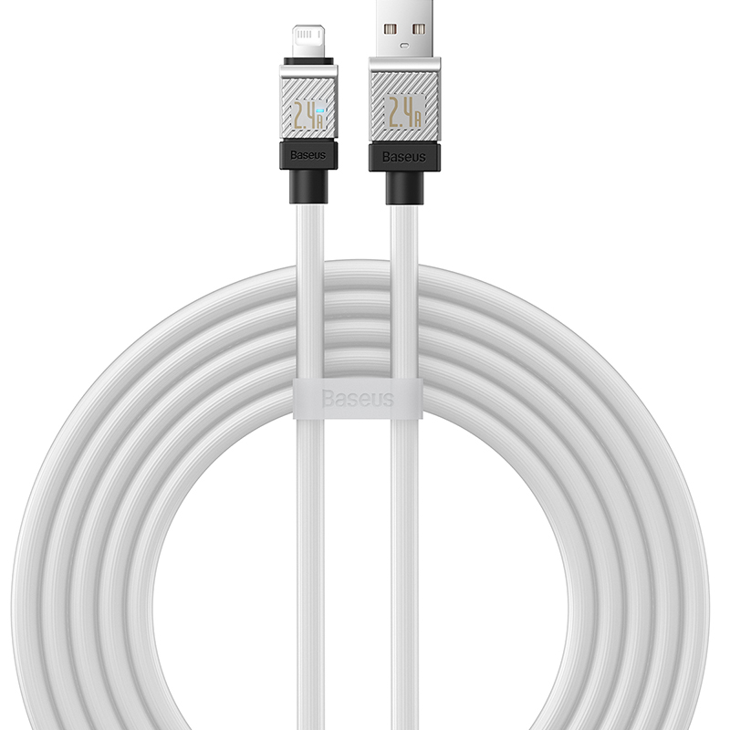 Аксессуар Baseus CoolPlay Series Fast Charging USB - Lightning 2.4A 2m White CAKW000502, CoolPlay Series Fast Charging
Аксессуар Baseus CoolPlay Series Fast Charging USB - Lightning 2.4A 2m White CAKW000502, CoolPlay Series Fast Charging