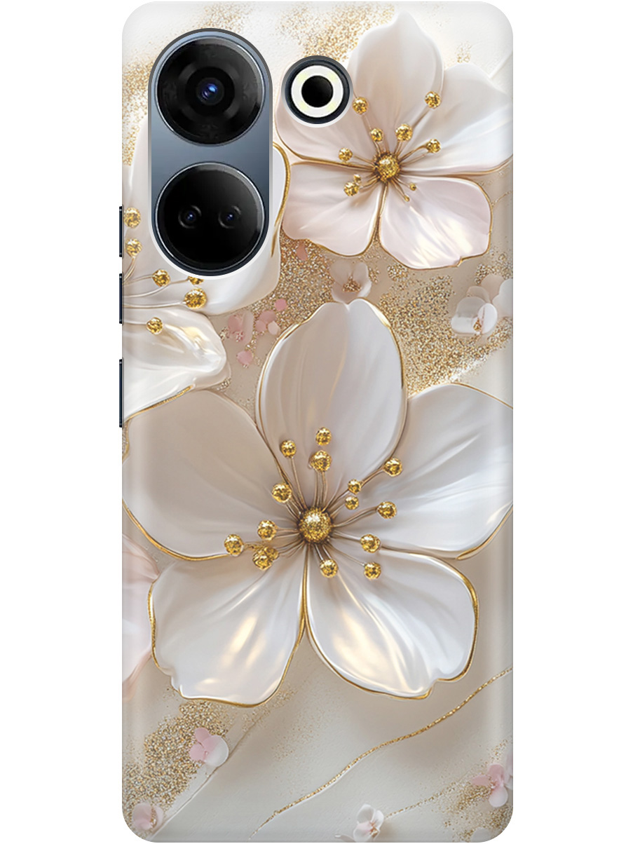 Силиконовый чехол на Tecno Camon 20/20 Pro с принтом "Белые фиалки", Прозрачный;белый;золотистый, 772566023
Силиконовый чехол на Tecno Camon 20/20 Pro с принтом "Белые фиалки", Прозрачный;белый;золотистый, 772566023