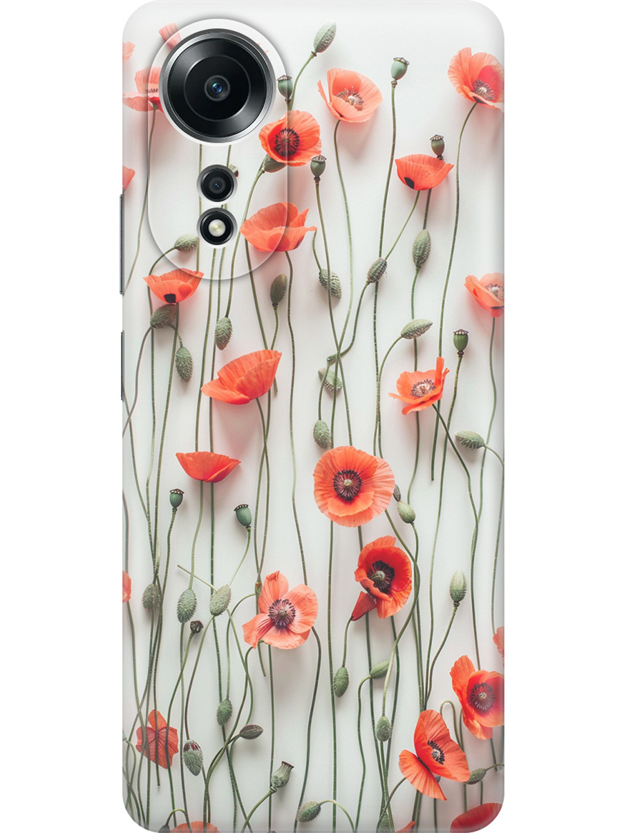 Силиконовый чехол на Oppo A58 4G с принтом "Маки на белой стене", Прозрачный;белый;красный, 782630022
Силиконовый чехол на Oppo A58 4G с принтом "Маки на белой стене", Прозрачный;белый;красный, 782630022