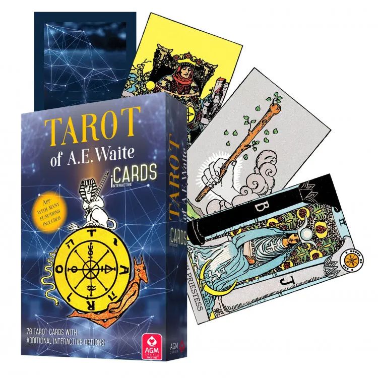 Карты Таро A.E. Waite Интерактивные Карты / Tarot of A.E. Waite I Cards, Синий, TLT-1000003706
Карты Таро A.E. Waite Интерактивные Карты / Tarot of A.E. Waite I Cards, Синий, TLT-1000003706