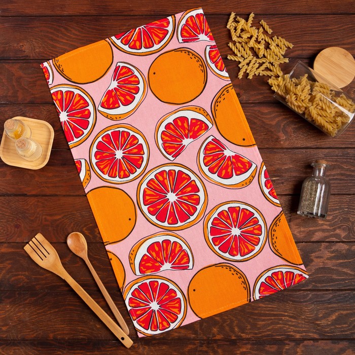 Полотенце кухонное Доляна Grapefruit 35х60 см, 100% хл, 160г/м2, Розовый;красный;оранжевый, Доляна: fruits
Полотенце кухонное Доляна Grapefruit 35х60 см, 100% хл, 160г/м2, Розовый;красный;оранжевый, Доляна: fruits