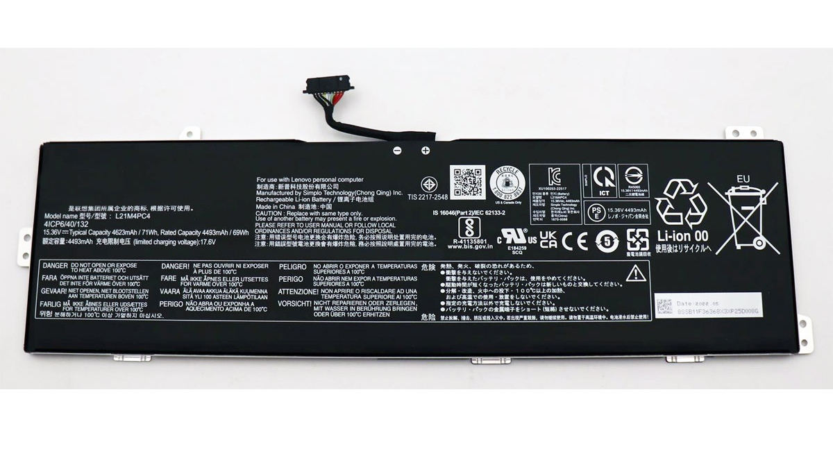 Аккумулятор OEM для Lenovo IdeaPad Gaming 3 16IAH7 (L21M4PC4) 15.36V 4623mAh, для Lenovo IdeaPad Gaming 3 16IAH7 (L21M4PC4)
Аккумулятор OEM для Lenovo IdeaPad Gaming 3 16IAH7 (L21M4PC4) 15.36V 4623mAh, для Lenovo IdeaPad Gaming 3 16IAH7 (L21M4PC4)