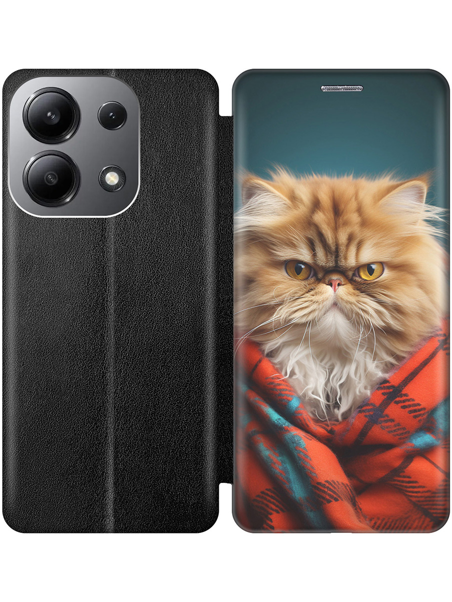 Чехол-книжка на Xiaomi Redmi Note 13 4G с принтом "Недовольный котик" черный, Черный;красный;синий, 782622812
Чехол-книжка на Xiaomi Redmi Note 13 4G с принтом "Недовольный котик" черный, Черный;красный;синий, 782622812