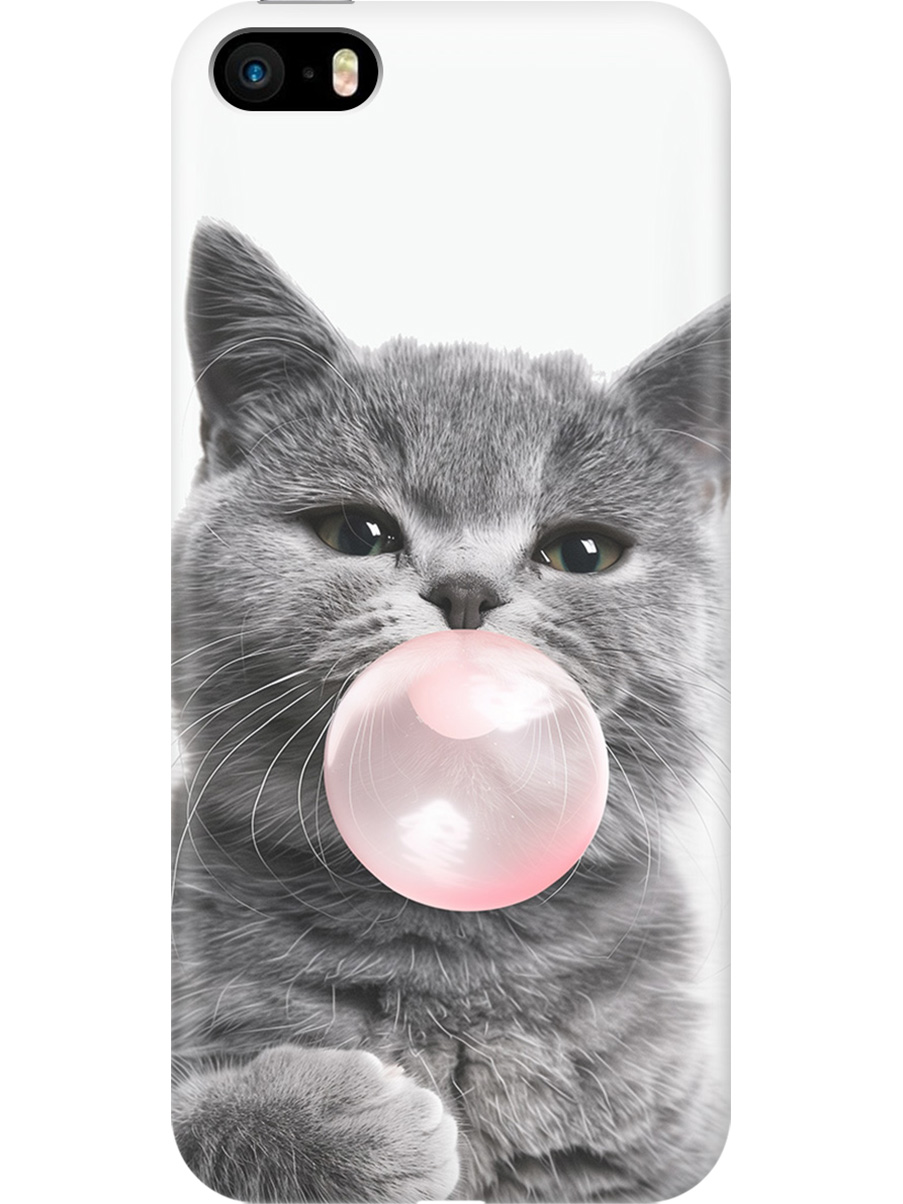 Силиконовый чехол на Apple iPhone SE / 5s / 5 с принтом "Котик и жвачка", Прозрачный;белый;розовый;серый, 713830211
Силиконовый чехол на Apple iPhone SE / 5s / 5 с принтом "Котик и жвачка", Прозрачный;белый;розовый;серый, 713830211