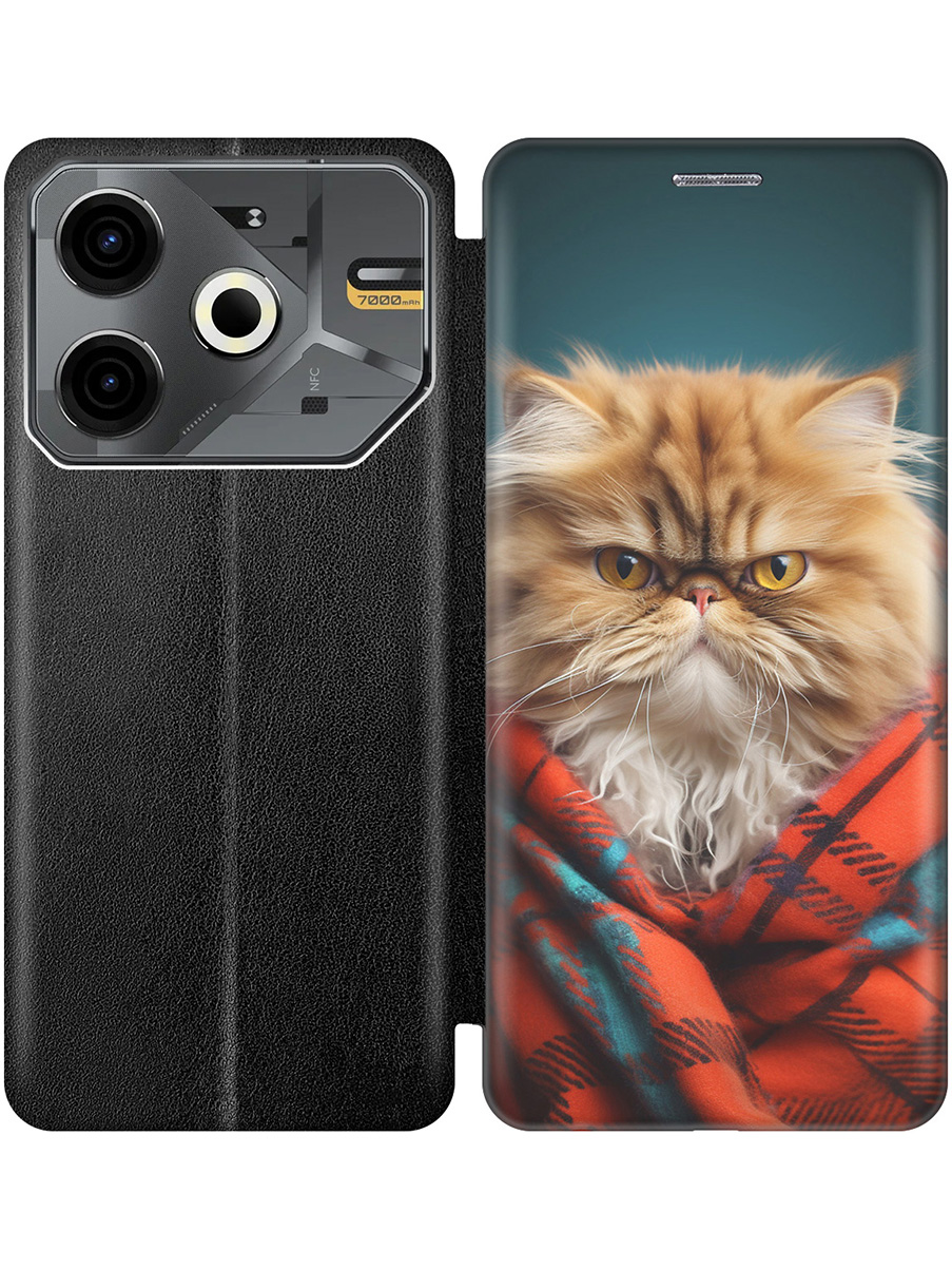Чехол-книжка на Tecno Pova 6 Neo с принтом "Недовольный котик" черный, Черный;красный;синий, 782634812
Чехол-книжка на Tecno Pova 6 Neo с принтом "Недовольный котик" черный, Черный;красный;синий, 782634812