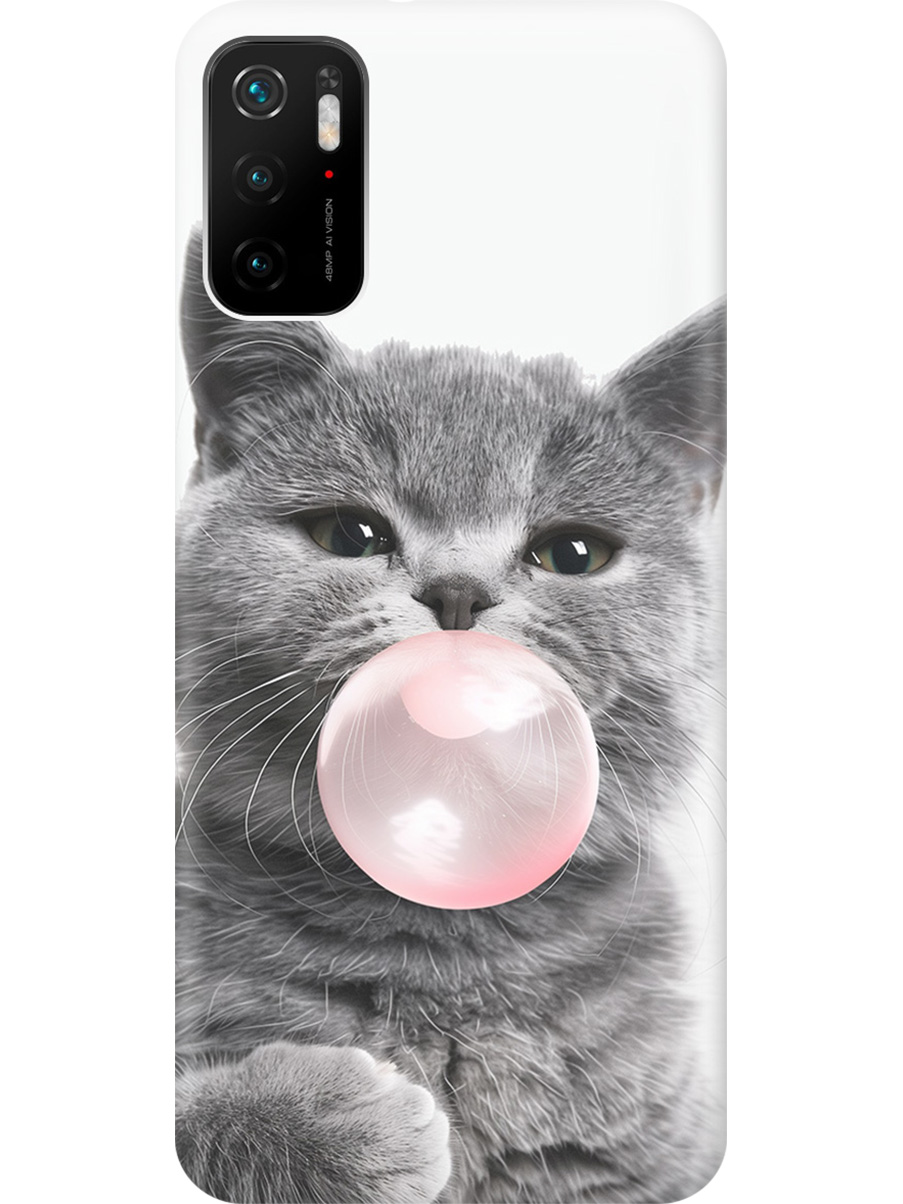 Силиконовый чехол на Xiaomi Redmi Note 10T / Poco M3 Pro с принтом "Котик и жвачка", Прозрачный;белый;розовый;серый, 730837111
Силиконовый чехол на Xiaomi Redmi Note 10T / Poco M3 Pro с принтом "Котик и жвачка", Прозрачный;белый;розовый;серый, 730837111