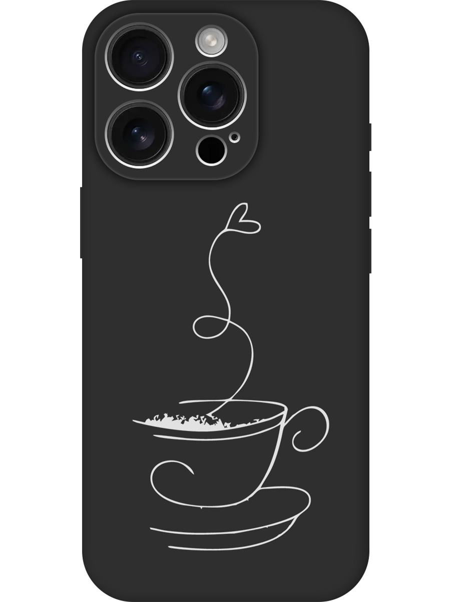 Силиконовый чехол на Apple iPhone 16 Pro с принтом "Кружечка кофе" матовый черный, Черный;белый;серый, 785197761
Силиконовый чехол на Apple iPhone 16 Pro с принтом "Кружечка кофе" матовый черный, Черный;белый;серый, 785197761