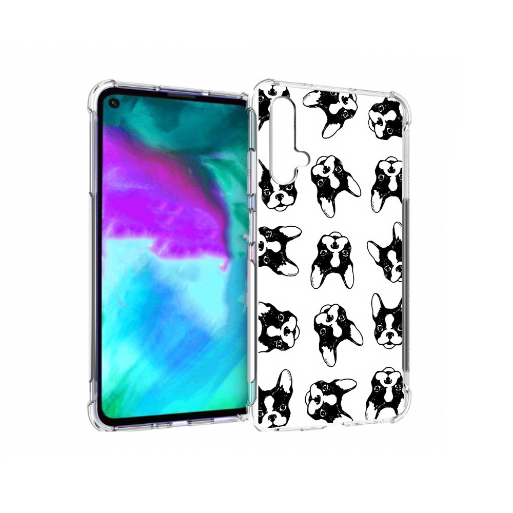 Чехол бампер MyPads черно белые собачки для Huawei nova 5T проти, Прозрачный, Tocco
Чехол бампер MyPads черно белые собачки для Huawei nova 5T проти, Прозрачный, Tocco