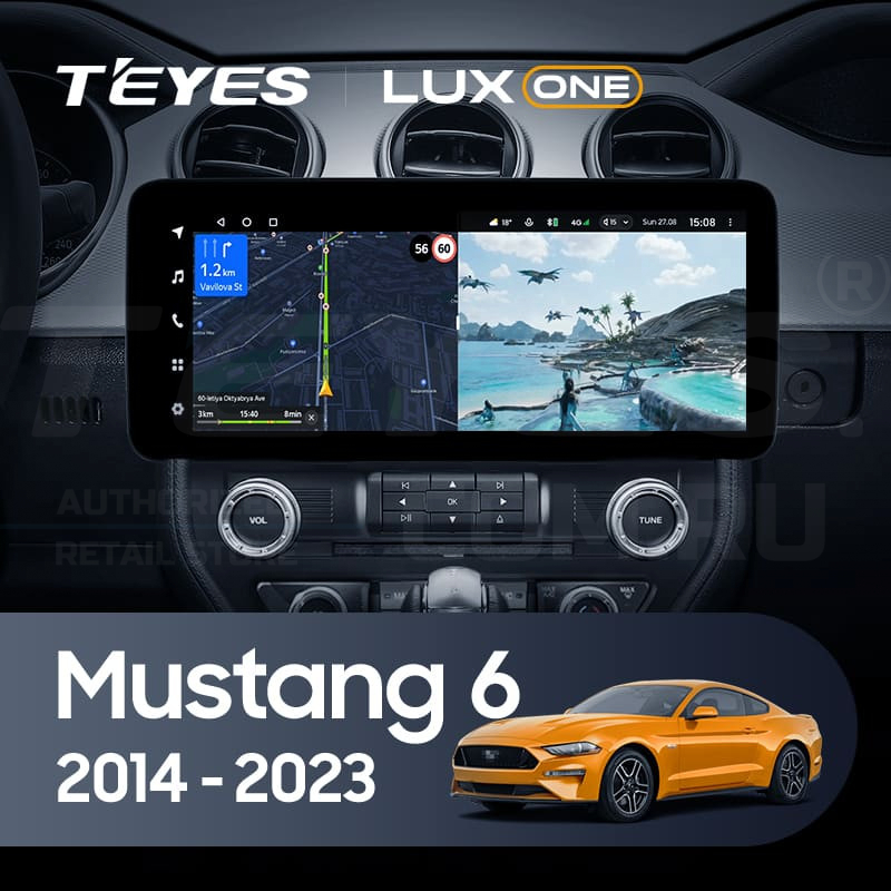 Штатная магнитола Teyes LUX ONE 360 6/128 Ford Mustang 6 S550 (2014-2023), Lux One
Штатная магнитола Teyes LUX ONE 360 6/128 Ford Mustang 6 S550 (2014-2023), Lux One