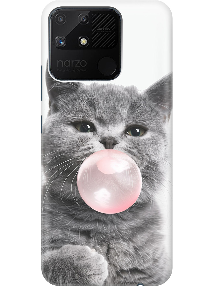 Силиконовый чехол на Realme narzo 50A с принтом "Котик и жвачка", Прозрачный;белый;розовый;серый, 740189911
Силиконовый чехол на Realme narzo 50A с принтом "Котик и жвачка", Прозрачный;белый;розовый;серый, 740189911