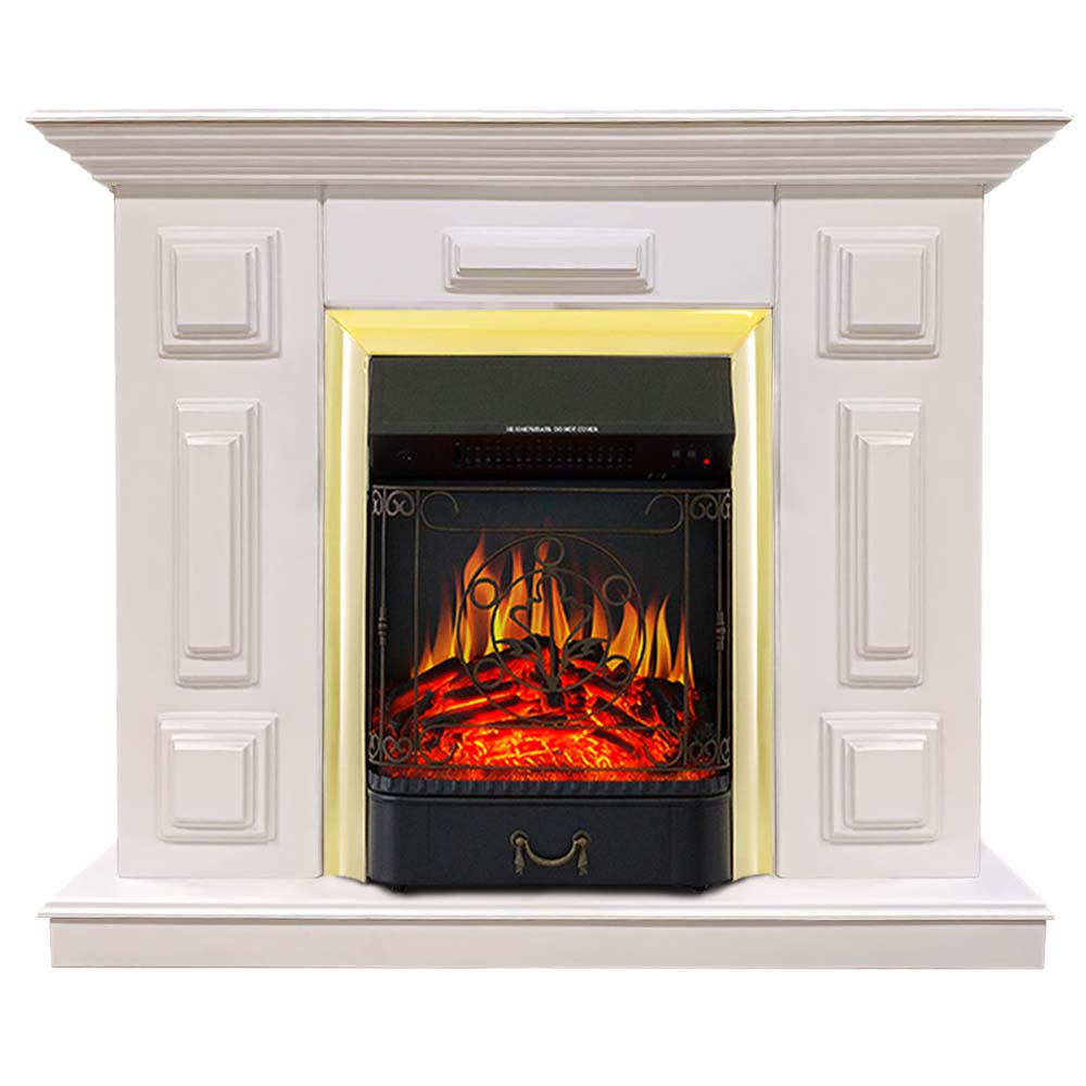 Каминокомплект Хорошие Камины Юпитер с очагом Royal Flame Majestic FX Brass белый, Royal Flame Majestic FX Brass
Каминокомплект Хорошие Камины Юпитер с очагом Royal Flame Majestic FX Brass белый, Royal Flame Majestic FX Brass