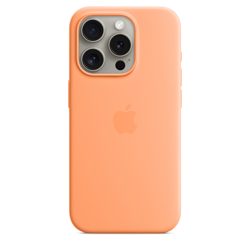 Чехол Apple Silicone Case with MagSafe для iPhone 15 Pro Orange Sorbet (MT1H3), Оранжевый, Silicone Case with MagSafe для iPhone 15 Pro Orange Sorbet (MT1H3)
Чехол Apple Silicone Case with MagSafe для iPhone 15 Pro Orange Sorbet (MT1H3), Оранжевый, Silicone Case with MagSafe для iPhone 15 Pro Orange Sorbet (MT1H3)