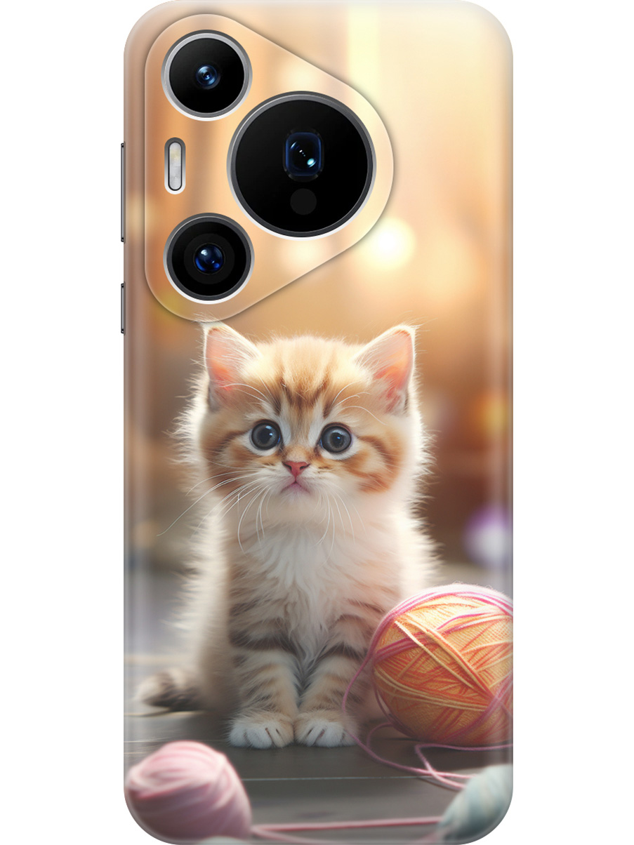 Силиконовый чехол на Huawei Pura 70 Pro / 70 Pro+ с принтом "Котик и нитки", Прозрачный;белый;желтый;розовый, 782625211
Силиконовый чехол на Huawei Pura 70 Pro / 70 Pro+ с принтом "Котик и нитки", Прозрачный;белый;желтый;розовый, 782625211