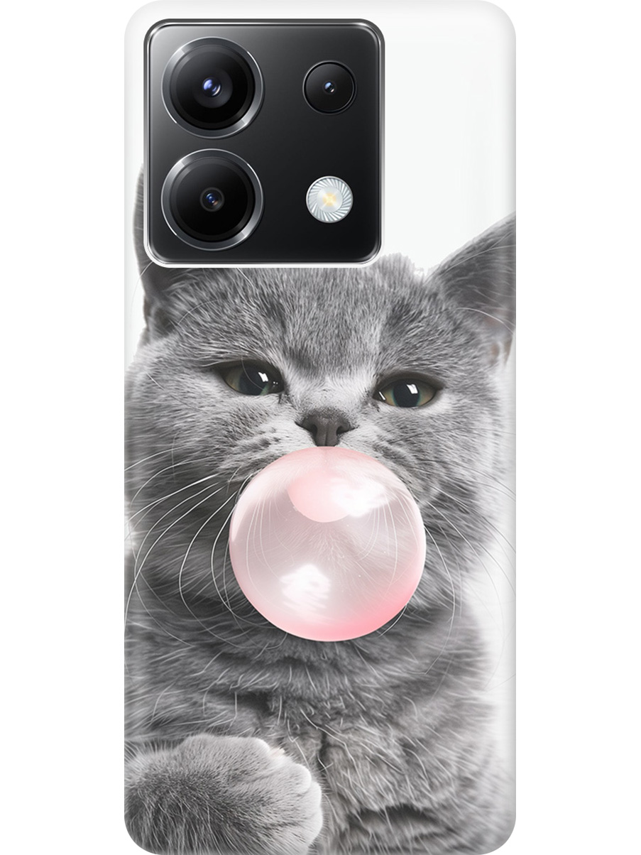 Силиконовый чехол на Xiaomi Redmi Note 13 Pro 5G / Poco X6 5G с принтом "Котик и жвачка", Прозрачный;белый;розовый;серый, 779827911
Силиконовый чехол на Xiaomi Redmi Note 13 Pro 5G / Poco X6 5G с принтом "Котик и жвачка", Прозрачный;белый;розовый;серый, 779827911