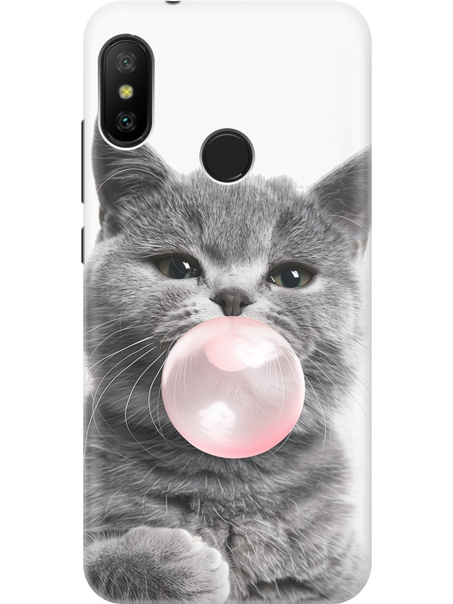 Силиконовый чехол на Xiaomi Mi A2 Lite / Redmi 6 Pro с принтом "Котик и жвачка", Прозрачный;белый;розовый;серый, 718586911
Силиконовый чехол на Xiaomi Mi A2 Lite / Redmi 6 Pro с принтом "Котик и жвачка", Прозрачный;белый;розовый;серый, 718586911