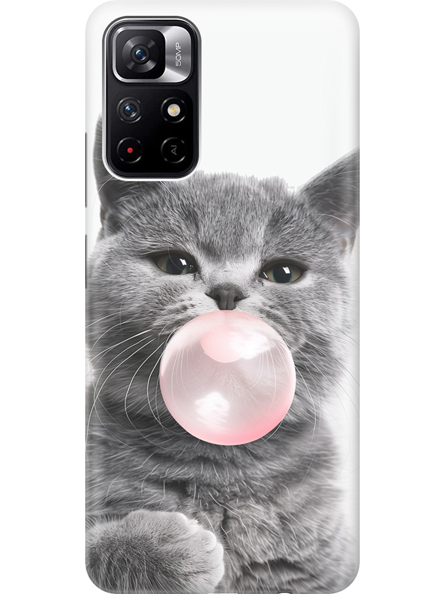 Силиконовый чехол на Xiaomi Poco M4 Pro 5G с принтом "Котик и жвачка", Прозрачный;белый;розовый;серый, 734580711
Силиконовый чехол на Xiaomi Poco M4 Pro 5G с принтом "Котик и жвачка", Прозрачный;белый;розовый;серый, 734580711