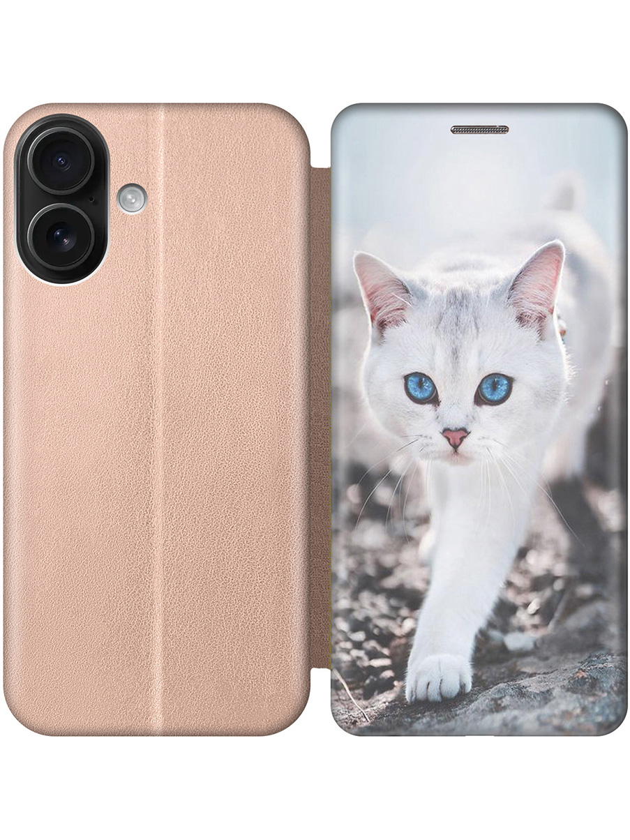 Чехол-книжка на Apple iPhone 16 с принтом "Голубоглазый кот" золотой, Золотистый;белый;серый;синий, 785196512
Чехол-книжка на Apple iPhone 16 с принтом "Голубоглазый кот" золотой, Золотистый;белый;серый;синий, 785196512