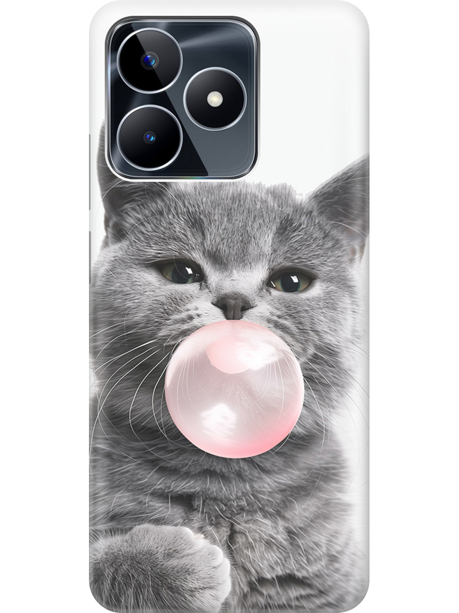 Силиконовый чехол на Realme C53 / C51 с принтом "Котик и жвачка", Прозрачный;белый;розовый;серый, 773947311
Силиконовый чехол на Realme C53 / C51 с принтом "Котик и жвачка", Прозрачный;белый;розовый;серый, 773947311