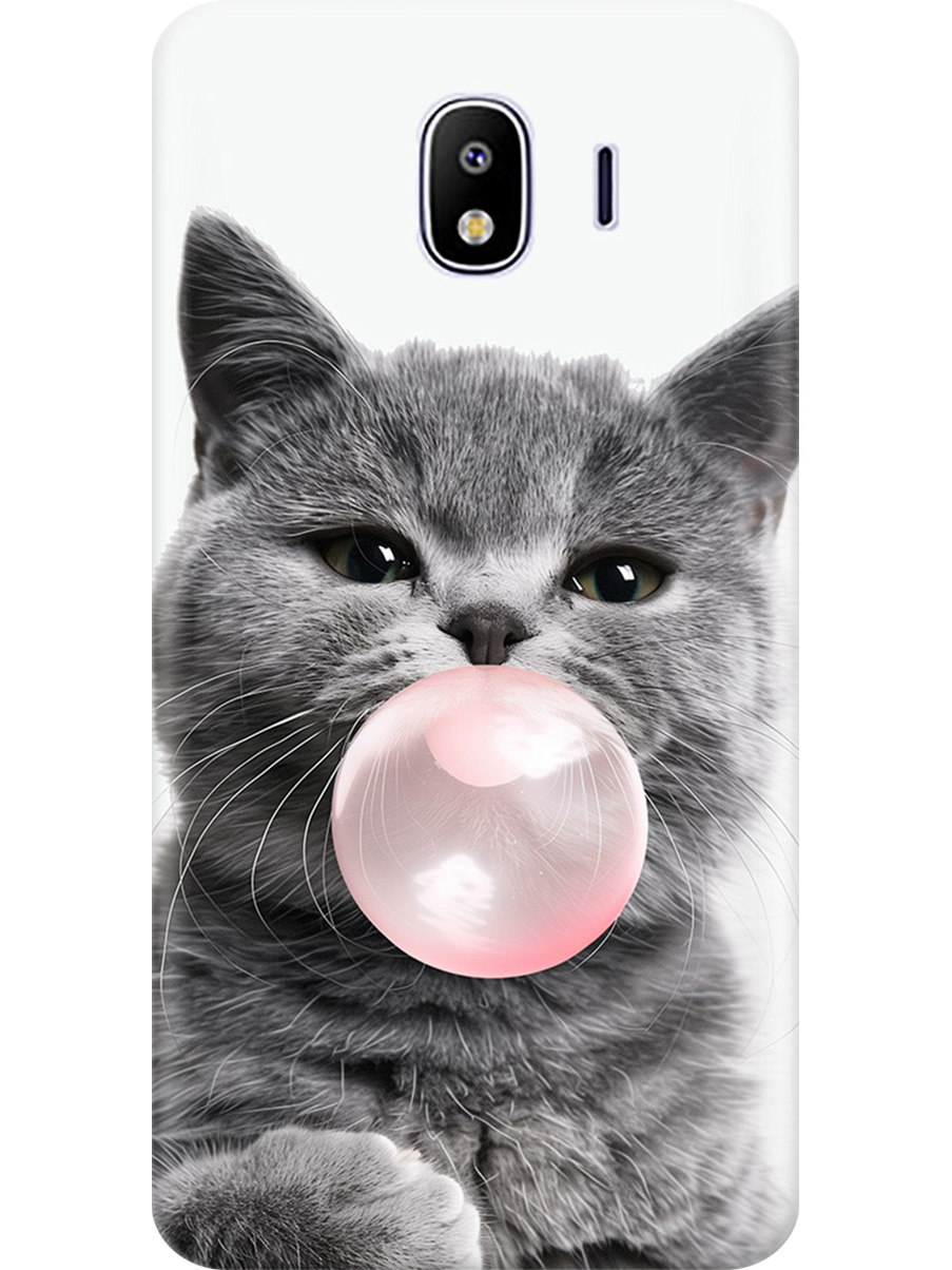 Силиконовый чехол на Samsung Galaxy J4 (2018) с принтом "Котик и жвачка", Прозрачный;белый;розовый;серый, 718358911
Силиконовый чехол на Samsung Galaxy J4 (2018) с принтом "Котик и жвачка", Прозрачный;белый;розовый;серый, 718358911