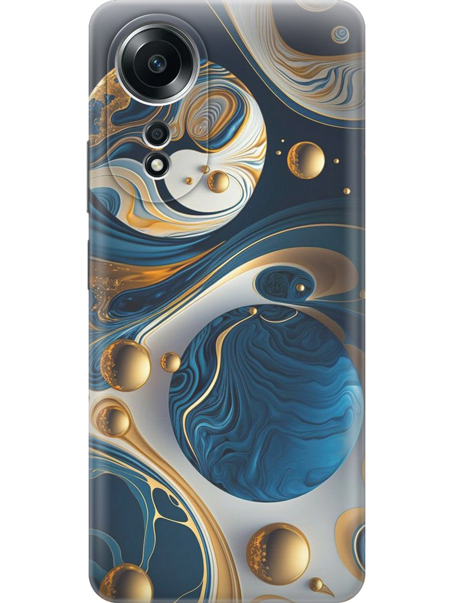 Силиконовый чехол на Oppo A58 4G с принтом "Сине-золотые фигуры", Прозрачный;желтый;синий, 782630032
Силиконовый чехол на Oppo A58 4G с принтом "Сине-золотые фигуры", Прозрачный;желтый;синий, 782630032