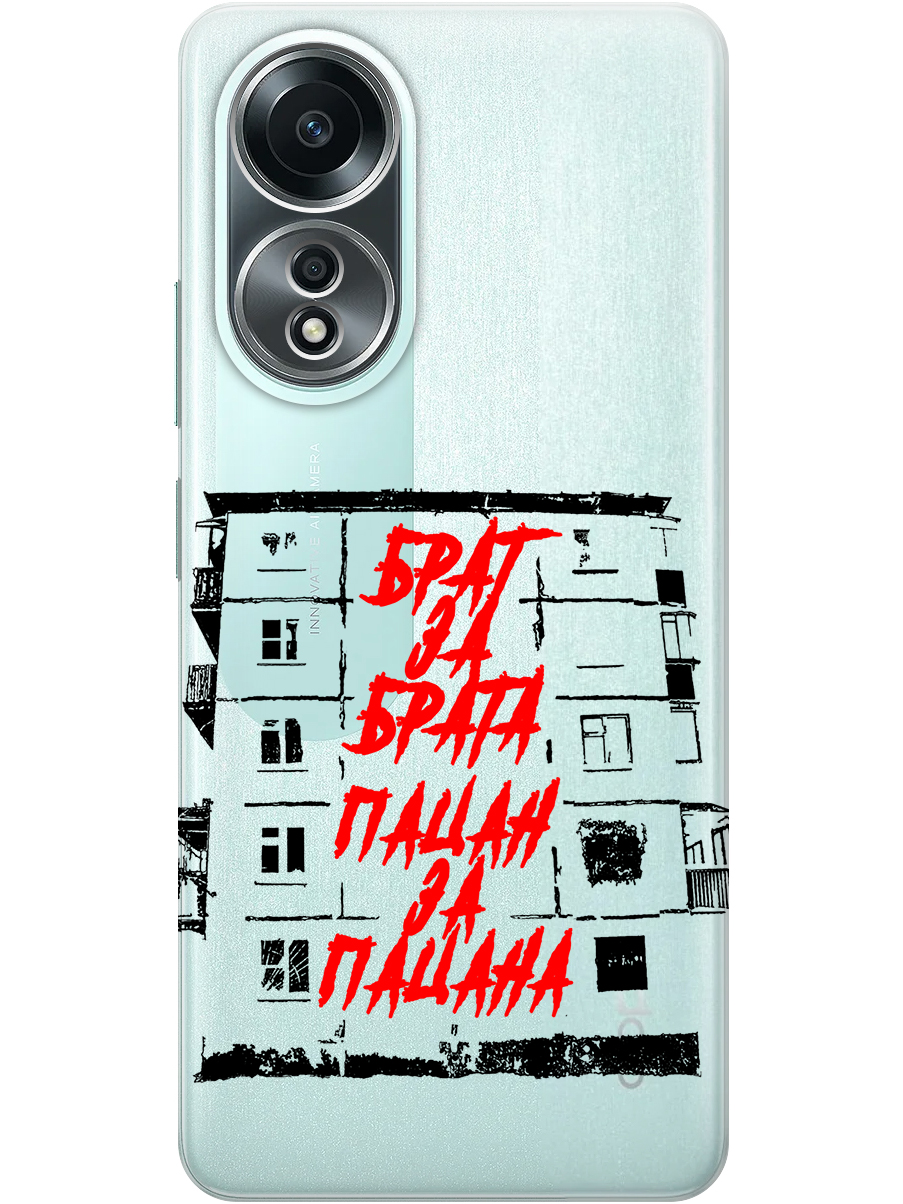 Силиконовый чехол на Oppo A58 4G с принтом "Брат за Брата" прозрачный, Прозрачный;красный;черный, 782630061
Силиконовый чехол на Oppo A58 4G с принтом "Брат за Брата" прозрачный, Прозрачный;красный;черный, 782630061