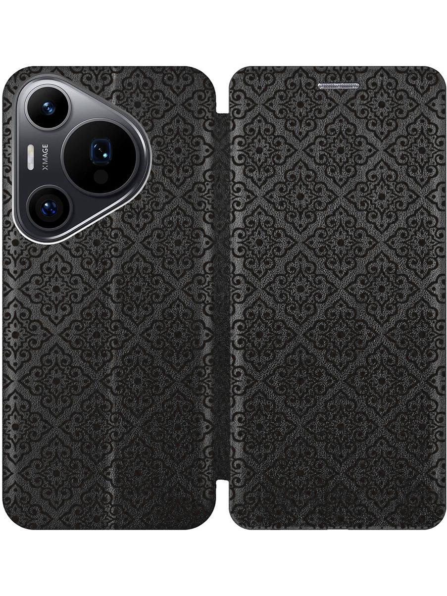 Чехол-книжка на Huawei Pura 70 Pro / 70 Pro+ с принтом "Стильный паттерн" черный, 782625232
Чехол-книжка на Huawei Pura 70 Pro / 70 Pro+ с принтом "Стильный паттерн" черный, 782625232