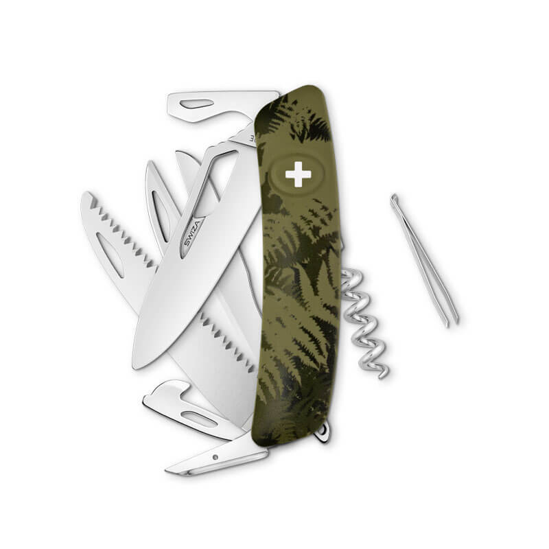 Швейцарский нож SWIZA SH09 R Camouflage, 95 мм, 14 функций, камо зеленый (KSH.0130.2050)
Швейцарский нож SWIZA SH09 R Camouflage, 95 мм, 14 функций, камо зеленый (KSH.0130.2050)