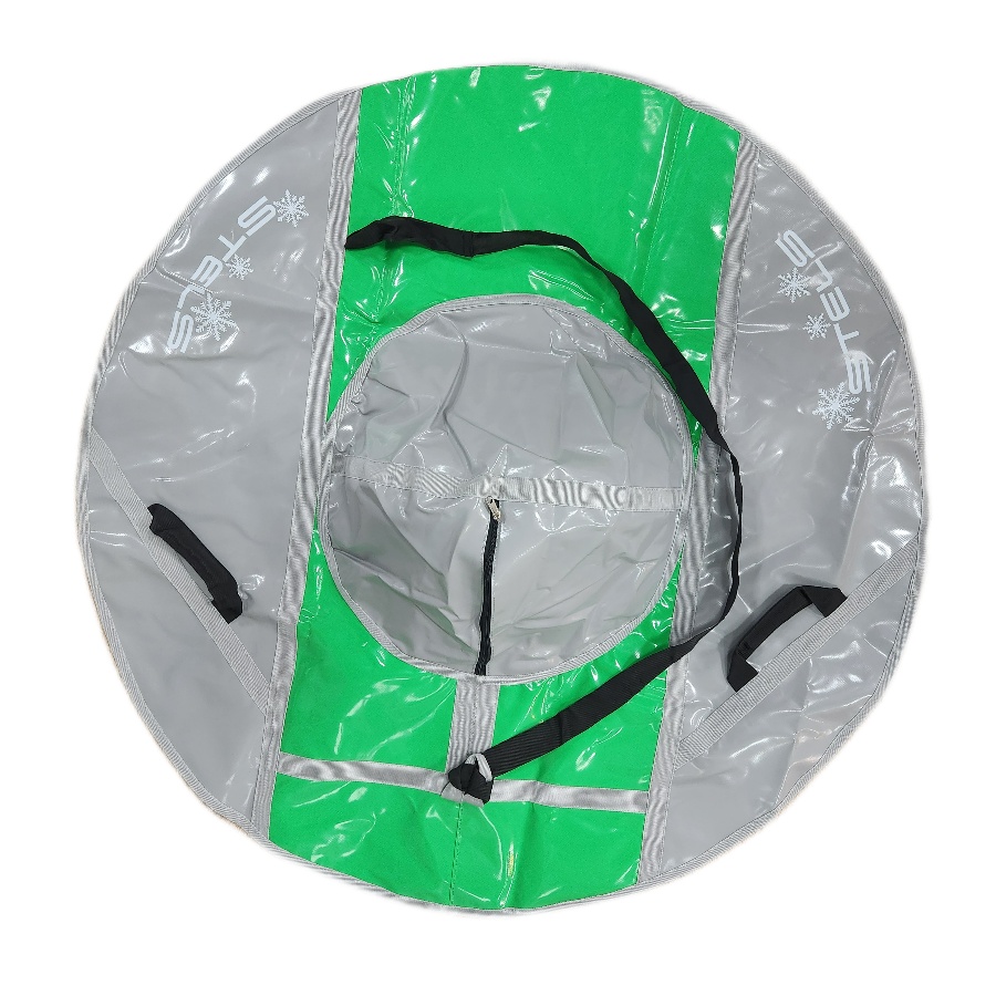 фото Санки-тюбинг stels 125 см тент без камеры сн040.125 серый салатовый