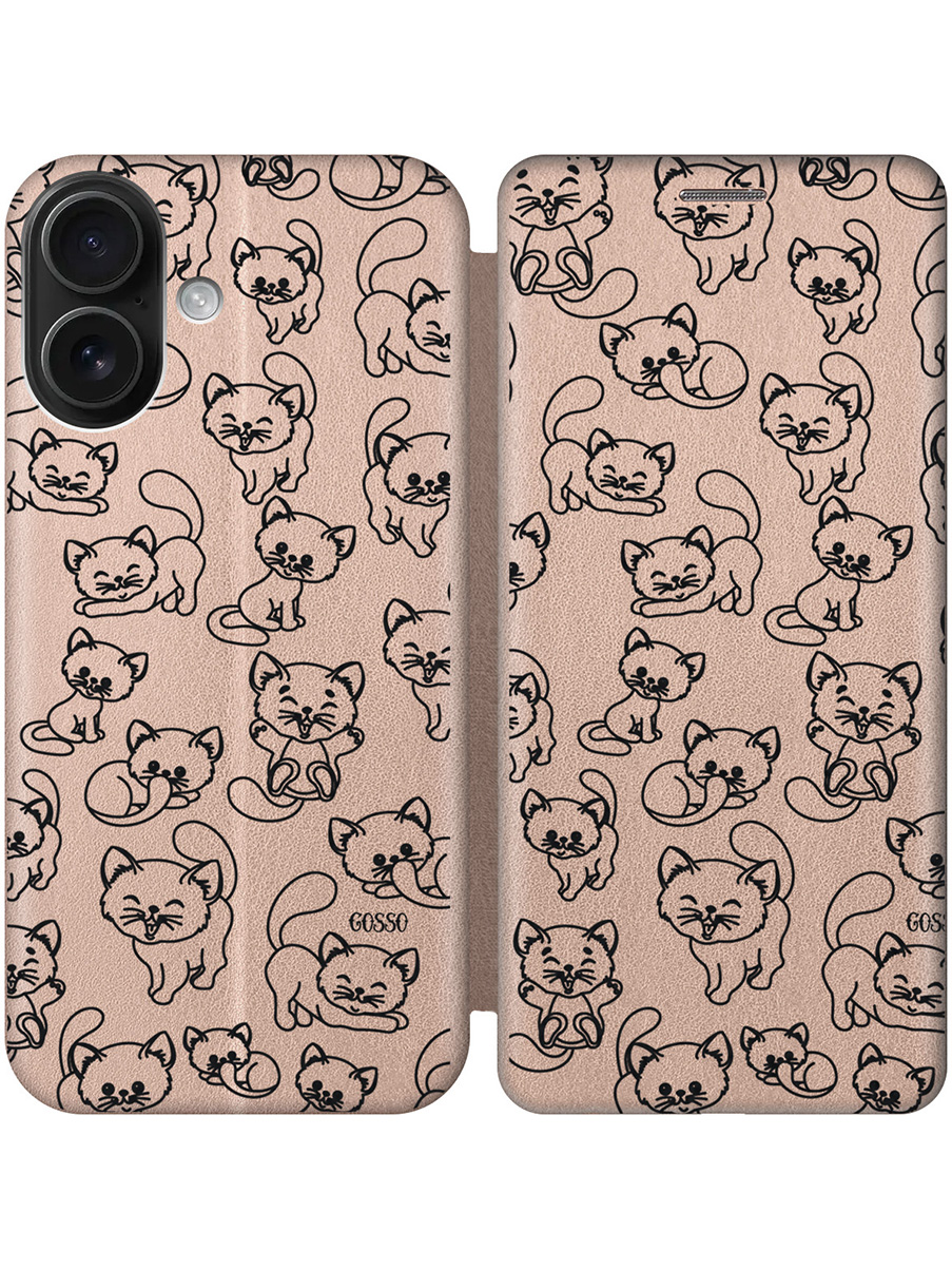 Чехол-книжка на Apple iPhone 16 с принтом "Милые котята" золотой, Золотистый;прозрачный;черный, 785196572
Чехол-книжка на Apple iPhone 16 с принтом "Милые котята" золотой, Золотистый;прозрачный;черный, 785196572